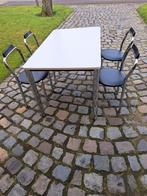 Vintage design stoelen en tafel, Comme neuf, Enlèvement ou Envoi