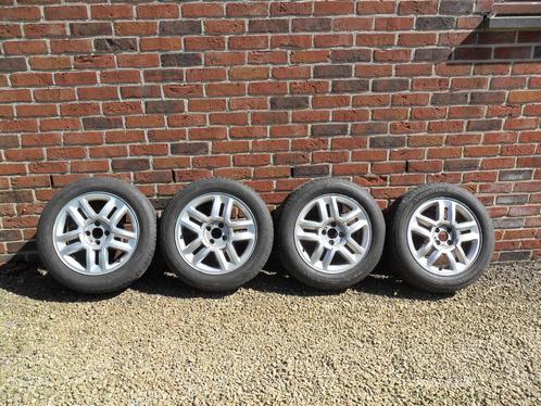 kit été jantes alu + pneus vredestein quasi neufs, Auto-onderdelen, Banden en Velgen, Banden en Velgen, Zomerbanden, 16 inch, 205 mm
