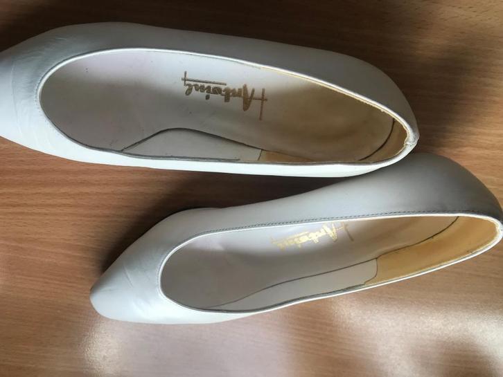 DAMESSCHOENEN VOOR BRUILOFT OF ANDERE, Kleding | Dames, Trouwkleding en Trouwaccessoires, Zo goed als nieuw, Schoenen, Wit, Ophalen of Verzenden