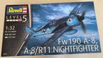 Revell Fw190 A8 Nightfighter 1/32, Neuf, Plus grand que 1:72, Revell, Avion