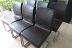 6 stoelen, Ophalen, Gebruikt, Metaal, Modern