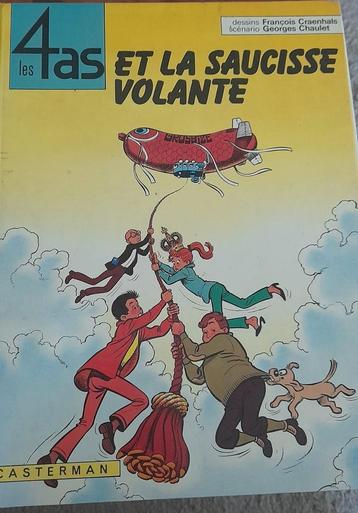 Les 4 as et la saucisse volante . Eo 1976.