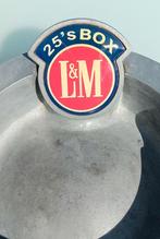 CENDRIER vintage L&M. Alliage d'étain. Diamètre 9 cm. Collec, Enlèvement ou Envoi
