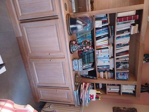 Bibliotheekmeubilair 3.50x2.20m, Huis en Inrichting, Kasten | Boekenkasten, Eikenhout, Ophalen