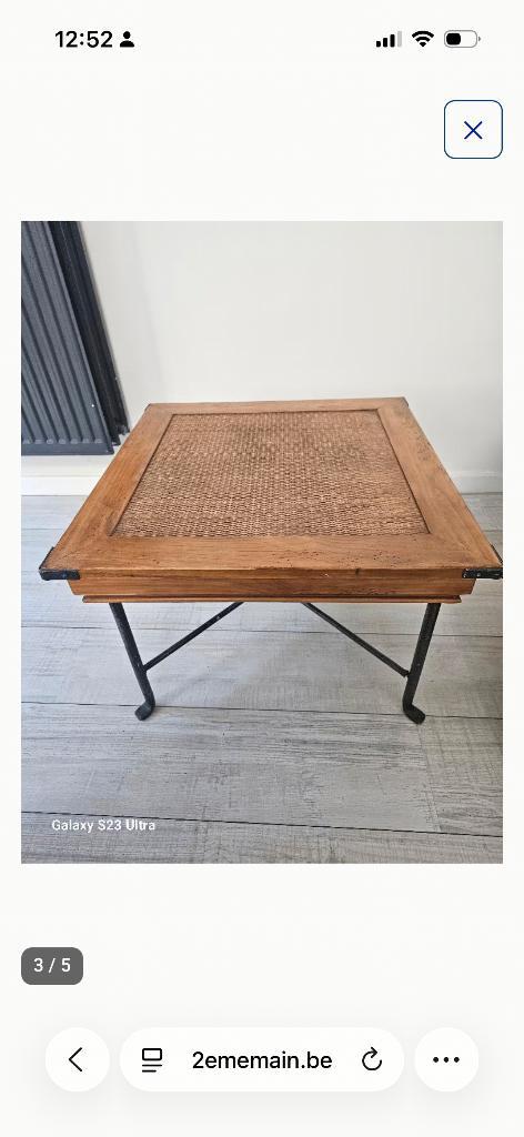 Houten salontafel, Huis en Inrichting, Tafels | Salontafels, Ophalen