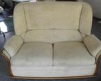 Ancien fauteuil deux places, Comme neuf, Enlèvement, Tissus, 125 cm ou plus