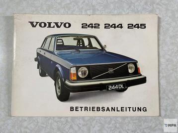 Volvo 242 244 245 Handleiding 1975 Duits beschikbaar voor biedingen