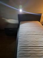 eenpersoonsbed, Huis en Inrichting, Slaapkamer | Bedden, Ophalen, Eenpersoons, Bruin, 200 cm