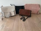 4 nieuwe handtassen leder, Ophalen, Wit