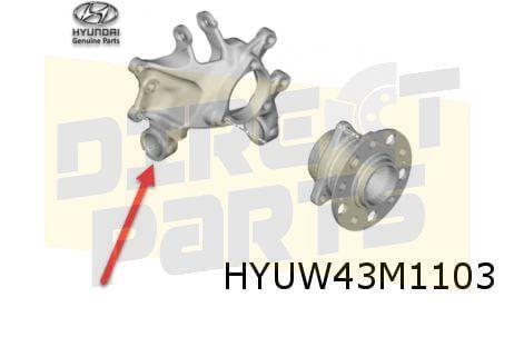 Hyundai Tucson / Kia Sportage (1/21-) fuseestuk Links Achter, Auto-onderdelen, Ophanging en Onderstel, Hyundai, Kia, Nieuw, Ophalen of Verzenden