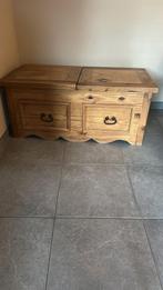 Opbergkist in hout, Mexicaanse stijl, Antiek en Kunst, Ophalen