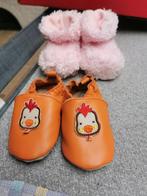 2 paar baby slofjes, Kinderen en Baby's, Ophalen of Verzenden, Zo goed als nieuw, Slofjes