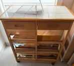 Keukentrolly in hout, Huis en Inrichting, Ophalen