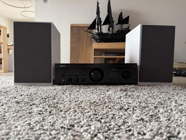 systeme hifi, TV, Hi-fi & Vidéo, Amplificateurs & Ampli-syntoniseurs, Comme neuf, Stéréo, 60 à 120 watts, Denon, Enlèvement