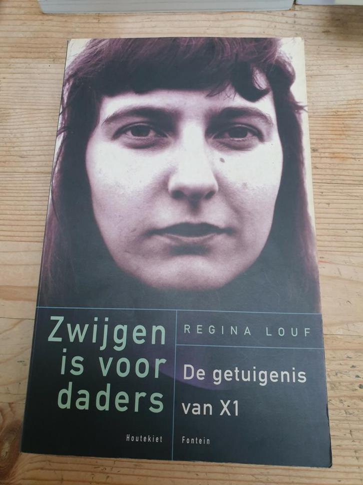 Regina Louf - Zwijgen is voor daders, Livres, Littérature, Comme neuf, Enlèvement ou Envoi