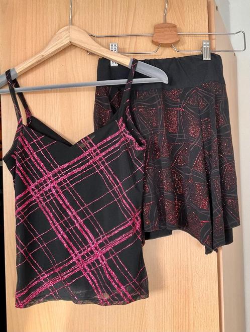 Te koop ensemble topje met rokje, Kleding | Dames, Dames-kledingpakketten, Zo goed als nieuw, Maat 36 (S), Ophalen