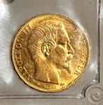 20 francs napoleon 3 tête nue, Ophalen, Goud