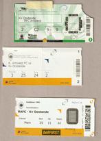 3 versch (gebruikte) tickets Antwerp - Oostende, 2015-2022, Verzamelen, Ophalen of Verzenden, Gebruikt, Overige typen