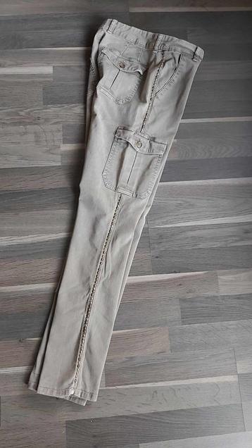 Studswar, cargobroek, stretch, mt 30, mèt studs uiteraard, Enlèvement ou Envoi, Taille 36 (S), Comme neuf, Longs