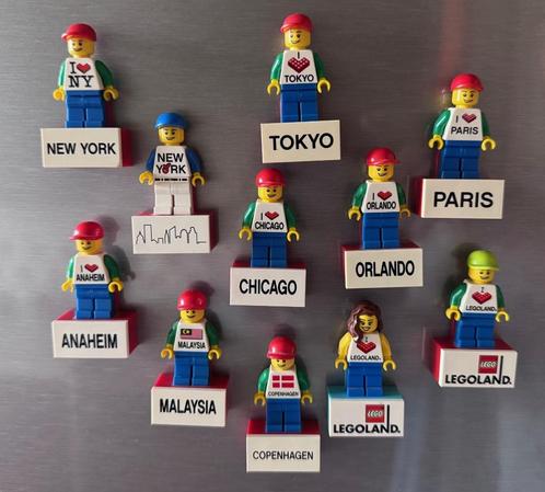 lot van 11 exclusieve Lego minifiguur magneten, Kinderen en Baby's, Speelgoed | Duplo en Lego, Zo goed als nieuw, Lego, Losse stenen