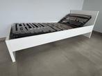 Bed 90x200 + Verstelbare lattenbodem, 90 cm, Enlèvement, Une personne, Comme neuf
