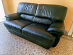 zetel in zwart leder, Enlèvement, Utilisé
