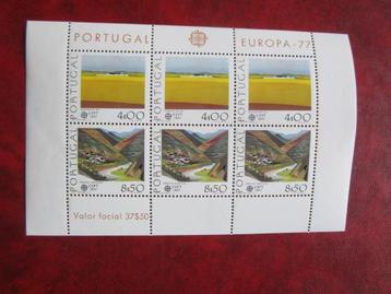 EUROPA CEPT 1977 - Feuillet du Portugal (xx) beschikbaar voor biedingen