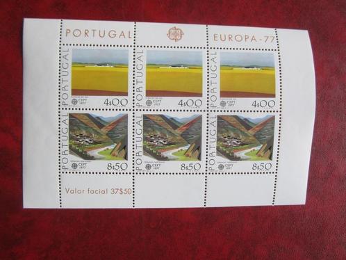 EUROPA CEPT 1977 - Feuillet du Portugal (xx), Postzegels en Munten, Postzegels | Thematische zegels, Postfris, Overige thema's