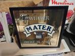 Oude vintage reclamespiegel Mater witbier, Verzamelen, Ophalen of Verzenden, Gebruikt
