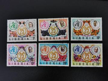 Libéria 1973 - 25 ans de l'OMS - personnes célèbres, Enlèvement ou Envoi, Autres pays, Affranchi
