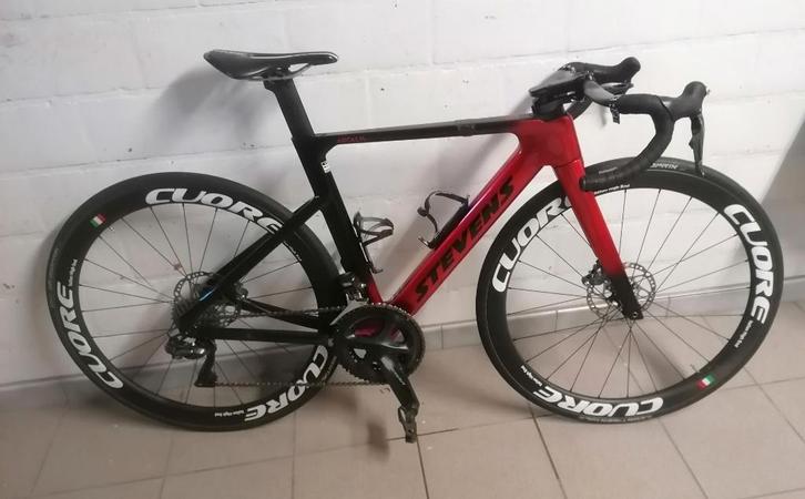 Racefiets Stevens Arcalis red/black maat 51 Smal, Fietsen en Brommers, Fietsen | Racefietsen, Gebruikt, Meer dan 20 versnellingen