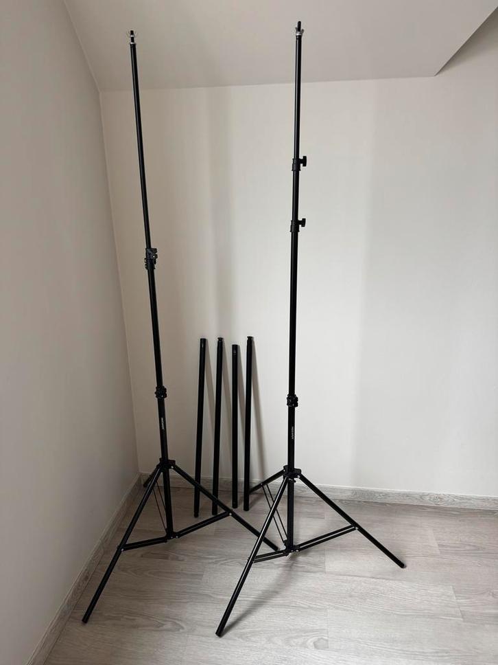 Achtergrond doek statief 2,6m hoog - 3m breed, Muziek en Instrumenten, Licht en Laser, Zo goed als nieuw, Licht, Ophalen