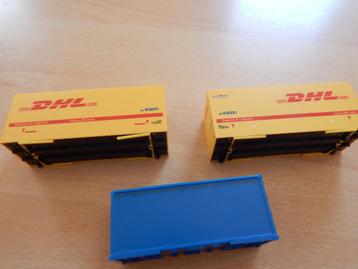 3x 20ft Container 2x DHL en een 1x merkloze  beschikbaar voor biedingen