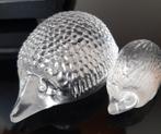 Egels in glas - 2 stuks - -Hedgehog Glass Sweden, Ophalen of Verzenden