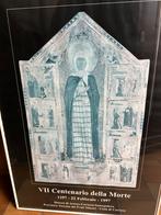 Grote kader met poster, Antiek en Kunst, Ophalen