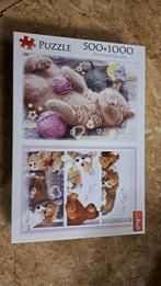 Puzzel van 500 en 1000 stukjes, Enlèvement ou Envoi, 500 à 1500 pièces, Comme neuf, Puzzle