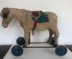 Steiff ezel op wieltjes, vintage, Antiek en Kunst, Antiek | Speelgoed, Ophalen