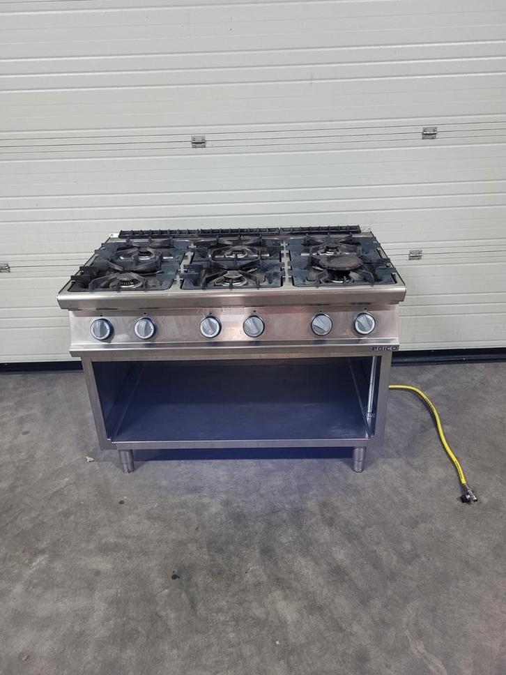 Gico 6 pits gasfornuis fornuis, Elektronische apparatuur, Kookplaten, Ophalen