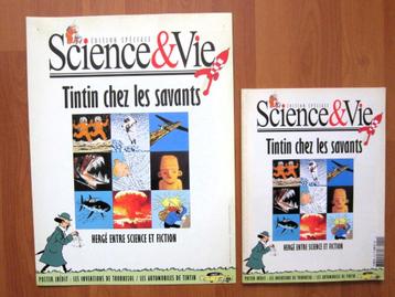 Science et Vie spécial Tintin + poster + affiche (2002)