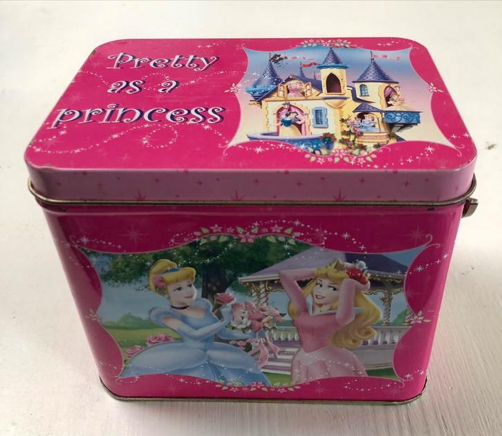 blikken muziekdoos prinsessen, Kinderen en Baby's, Speelgoed | Educatief en Creatief, Gebruikt, Ontdekken, Met geluid, Ophalen of Verzenden