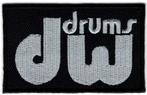 DW Drums stoffen opstrijk patch embleem, Verzenden, Nieuw, Kleding