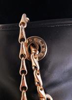 Vintage Céline hand- en schoudertas, donker-marineblauw,leer, Autres marques, Cuir, Comme neuf, Enlèvement