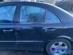 MERCEDES E-KLASSE W211 zwart Links achter deur portier 2002-, Auto-onderdelen, Ophalen, Gebruikt, Mercedes-Benz, Deur