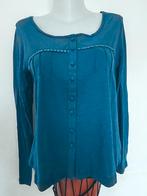 Top bleu canard Shyde 100% Coton Taille 3 (L), Enlèvement ou Envoi, Bleu, Manches longues