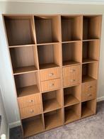 Meuble de rangement bibliothèque + tiroirs 2 parties, 150 à 200 cm, Comme neuf, Avec tiroir(s), 200 cm ou plus