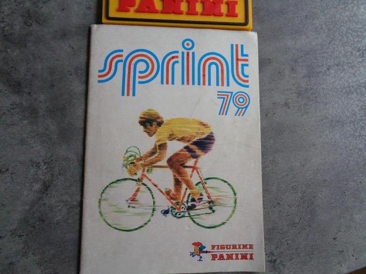 PANINI STICKER ALBUM WIELRENNEN SPRINT 79 ANNO 1979 VOLLEDI, Hobby en Vrije tijd, Stickers en Plaatjes, Sticker, Ophalen of Verzenden