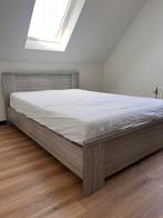 Twijfelaar bed 140x200 cm + matras, Huis en Inrichting, Slaapkamer | Bedden, Ophalen, Zo goed als nieuw, Twijfelaar