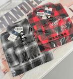 Shenglongma Overhemd Blouse 2XL 3XL rood grijs lange mouwen, Kleding | Heren, Overhemden, Ophalen of Verzenden, Nieuw, Overige halswijdtes