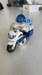 Playmobil politie motor met zwaailicht, Ophalen of Verzenden, Zo goed als nieuw
