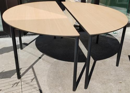 ronde tafel 160cm diameter bestaande uit 2 aparte helften, Huis en Inrichting, Tafels | Eettafels, Gebruikt, Vijf personen of meer